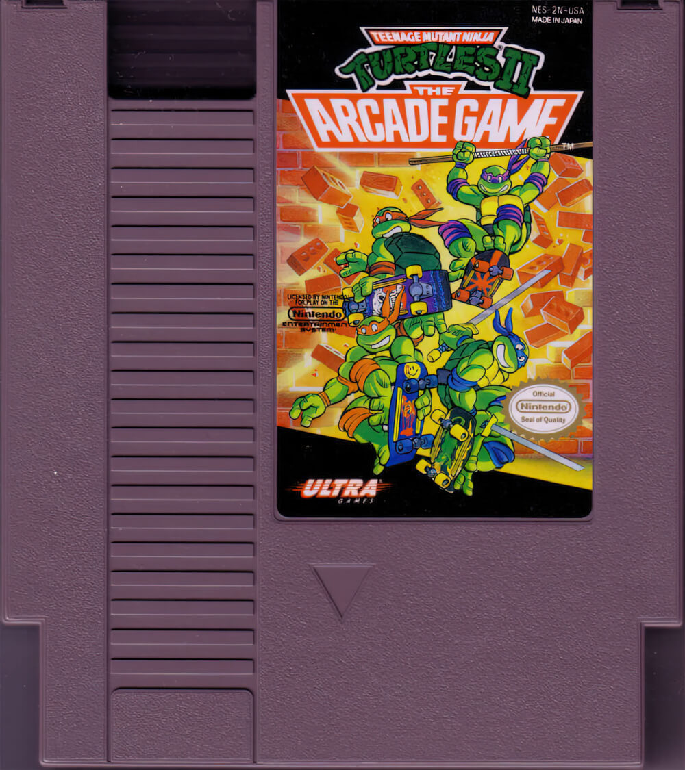 Лицензионный картридж Teenage Mutant Ninja Turtles II - Arcade Game для NES\Famicom